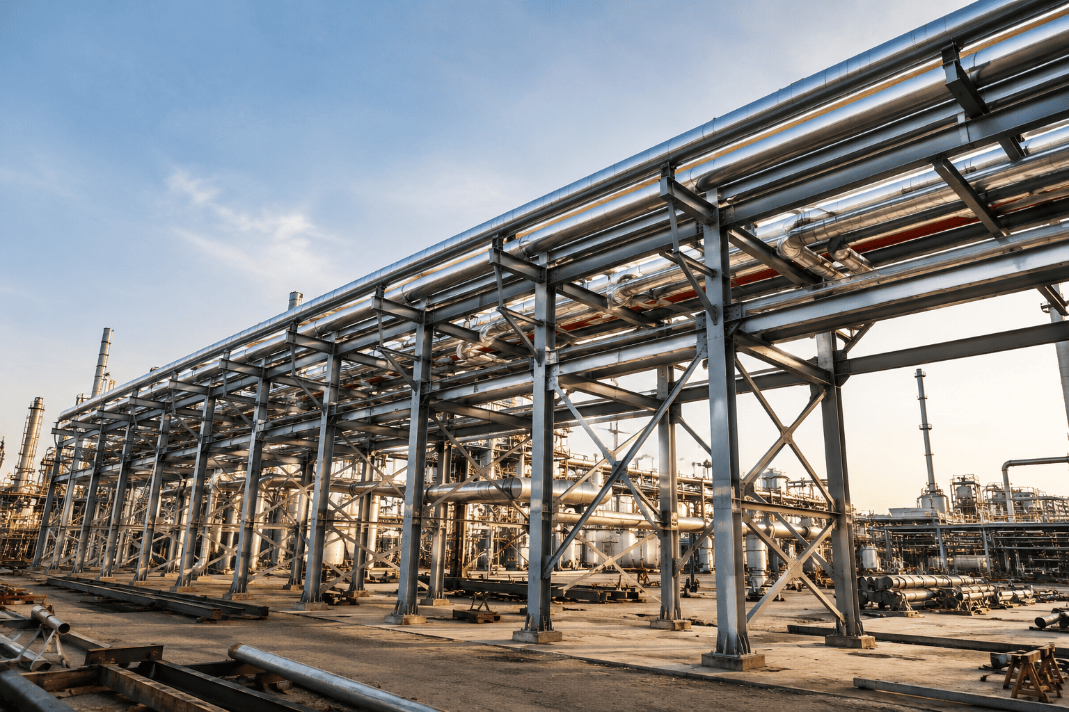 Pipe rack fabrication Company in Dubai